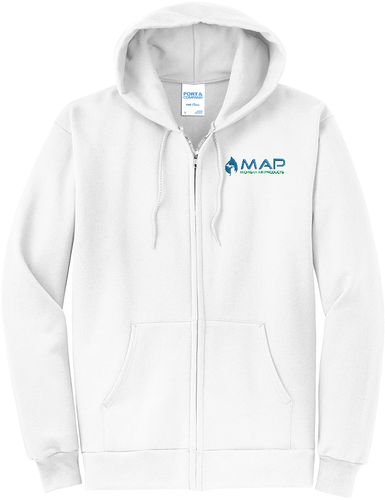 Port & Company® - Core Fleece Full-Zip Hooded Sweatshirt. PC78ZH image thumbnail
