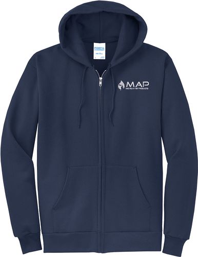 Port & Company® - Core Fleece Full-Zip Hooded Sweatshirt. PC78ZH image thumbnail