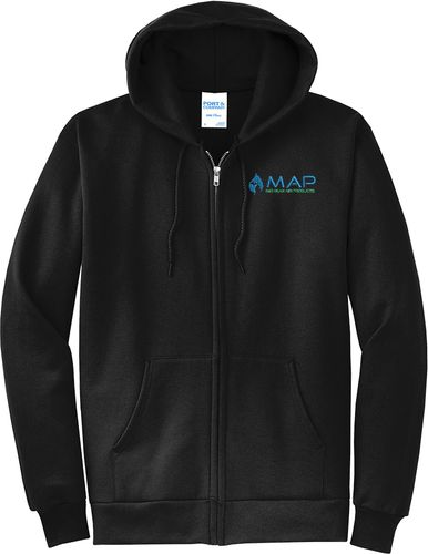 Port & Company® - Core Fleece Full-Zip Hooded Sweatshirt. PC78ZH image thumbnail