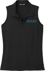 Image of TravisMathew Ladies Coto Performance Sleeveless Polo TM1WX001