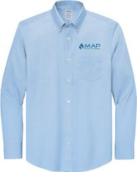 Image of Brooks Brothers Wrinkle-Free Stretch Pinpoint Shirt BB18000