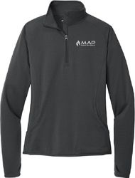 Image of Sport-Tek Ladies Sport-Wick Stretch 1/4-Zip Pullover. LST850