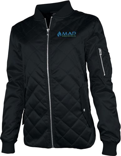 Women's Quilted Boston Flight Jacket image thumbnail
