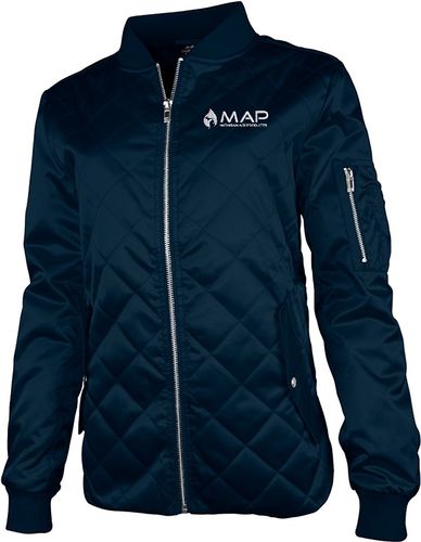 Women's Quilted Boston Flight Jacket image thumbnail