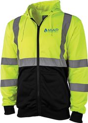 Image of Signal Hi-Vis Full Zip Hoodie