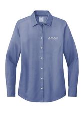 Image of Brooks Brothers Women's Wrinkle-Free Stretch Pinpoint Shirt BB18001