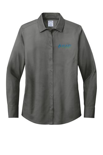 Brooks Brothers Women's Wrinkle-Free Stretch Pinpoint Shirt BB18001 image thumbnail