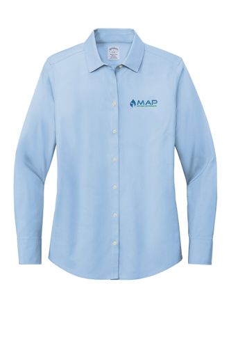 Brooks Brothers Women's Wrinkle-Free Stretch Pinpoint Shirt BB18001 image thumbnail