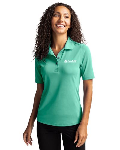 Cutter & Buck Virtue Eco Pique Recycled Womens Polo image thumbnail