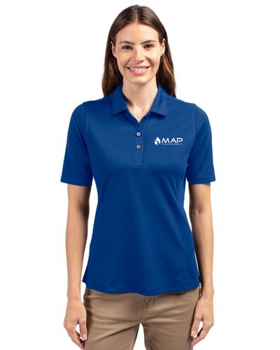 Cutter & Buck Virtue Eco Pique Recycled Womens Polo image thumbnail
