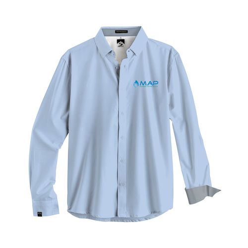 Men's Influencer 4-Way Stretch Solid Woven Shirt image thumbnail