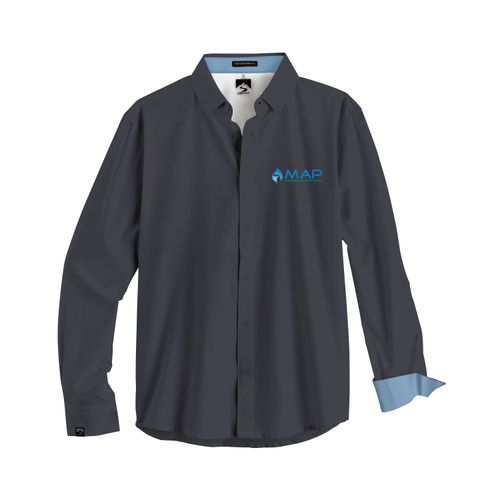 Men's Influencer 4-Way Stretch Solid Woven Shirt image thumbnail