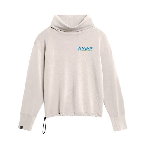 Women's Comfort Zone Super Soft Modal Blend Funnel Neck  image thumbnail
