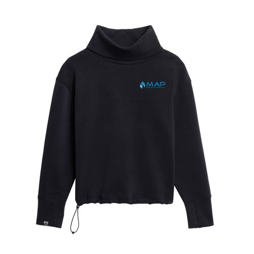Women's Comfort Zone Super Soft Modal Blend Funnel Neck  image thumbnail