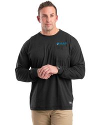 Image of Men's Performance Long Sleeve Pocket T-Shirt - BSM39