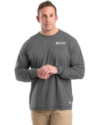 Image of Men's Tall Performance Long Sleeve Pocket T-Shirt - BSM39T