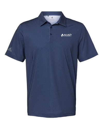 Men's Ultimate365 Diamond Dot Print Polo - A498 image thumbnail