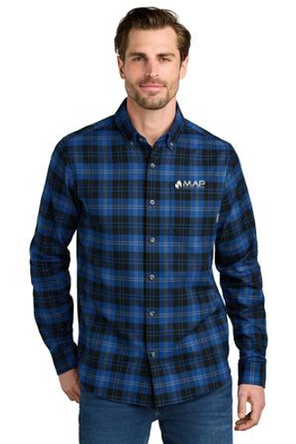 Eddie Bauer Long Sleeve Favorite Flannel Plaid Shirt EB610 image thumbnail