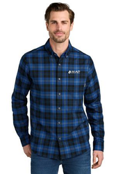 Image of Eddie Bauer Long Sleeve Favorite Flannel Plaid Shirt EB610