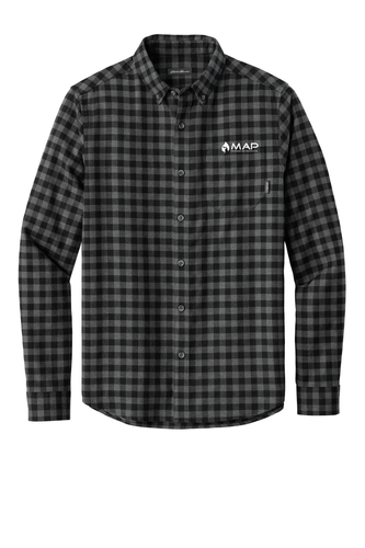 Eddie Bauer Long Sleeve Favorite Flannel Plaid Shirt EB610 image thumbnail