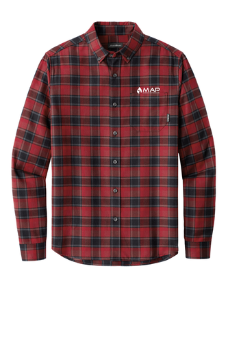 Eddie Bauer Long Sleeve Favorite Flannel Plaid Shirt EB610 image thumbnail