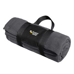 Image of PRGAS43 Fleece Blanket with Carrying Strap