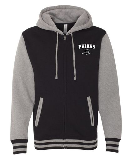 Unisex Heavyweight Varsity Full-Zip Hooded Sweatshirt image thumbnail