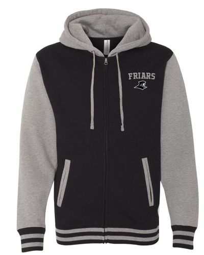 Unisex Heavyweight Varsity Full-Zip Hooded Sweatshirt image thumbnail