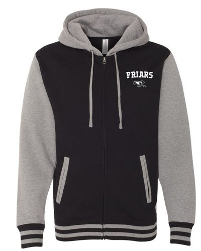 Unisex Heavyweight Varsity Full-Zip Hooded Sweatshirt image thumbnail
