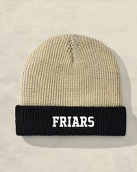 Image of Two Tone Slacker Beanie - Black Cuff