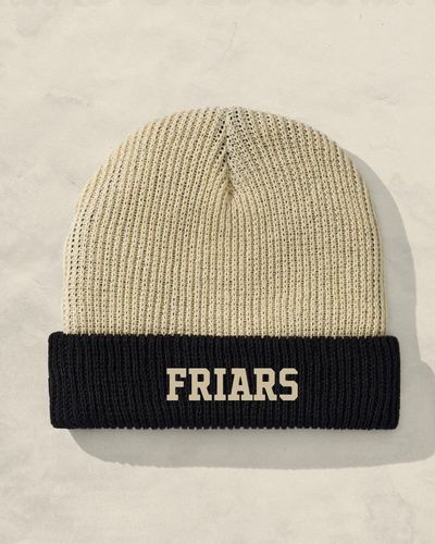 Two Tone Slacker Beanie - Black Cuff image thumbnail