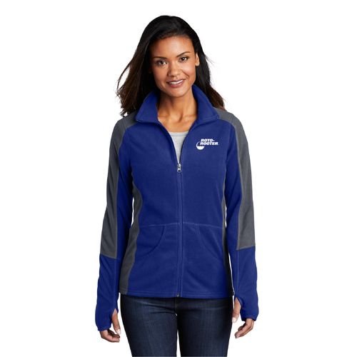 Port Authority® Ladies Colorblock Microfleece Jacket image thumbnail