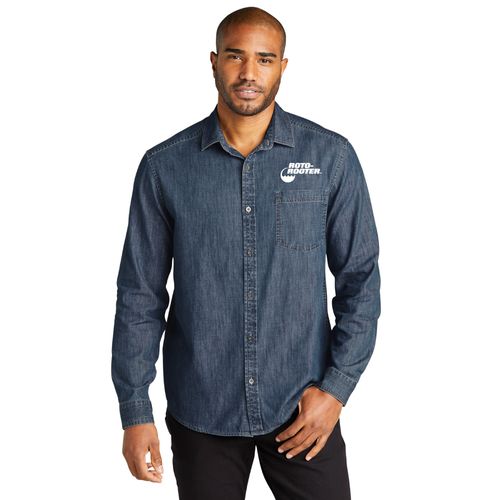 Port Authority Long Sleeve Perfect Denim  (Mens)  image thumbnail