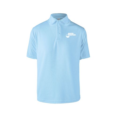 Mens Team Polo in Light Blue image thumbnail Mens Team Polo in Light Blue image thumbnail