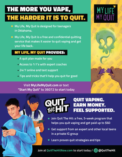 My Life, My Quit | Quit the Hit Flyer (No Limit) image thumbnail