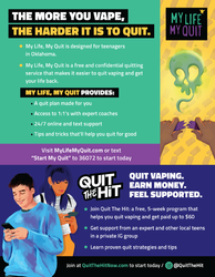 Image of My Life, My Quit | Quit the Hit Flyer (No Limit)