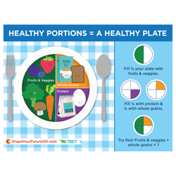 Image of SYF- Healthy Portions Poster 18" x 24" (Limit 10)