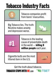 Image of Tobacco Industry Facts Poster 18" x 24" (Limit 10)