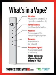 Image of What's in a Vape Poster 18" x 24" (Limit 10)