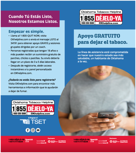 OTH- Helpline Consumer Brochure - Spanish (Limit 4 packs of 50 brochures) image thumbnail