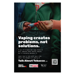 Image of TSWM – Vaping Creates Problems 11” x 17” (Limit 10)