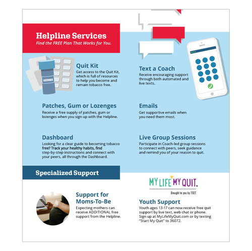 OTH - Helpline Consumer Brochure (Limit 4 packs of 50 brochures) image thumbnail