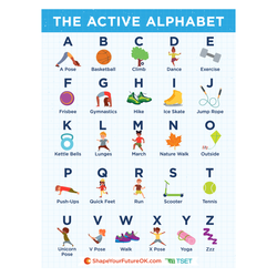 Image of SYF - Healthy Alphabet Physical Activity Poster 18" x 24" (Limit 10)