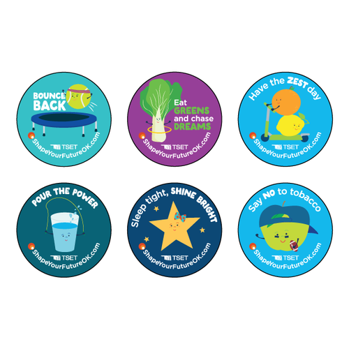 NEW - Shape Your Future - 2" Character Stickers (Roll of 250, Limit 2 rolls) image thumbnail