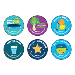 Image of NEW - Shape Your Future - 2" Character Stickers (Roll of 250, Limit 2 rolls)