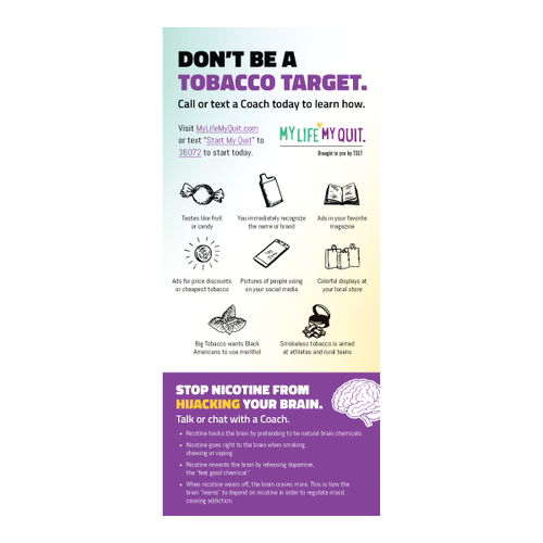 My Life, My Quit | Bookmark Cards (Limit 4 packs of 50 cards) image thumbnail