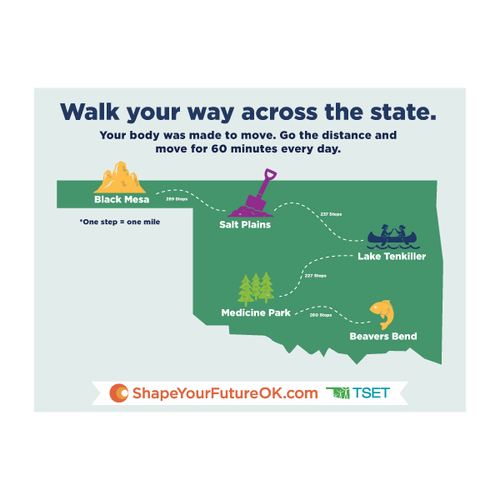 SYF - Oklahoma Walk Your Way Poster 18" x 24" (Limit 10) image thumbnail