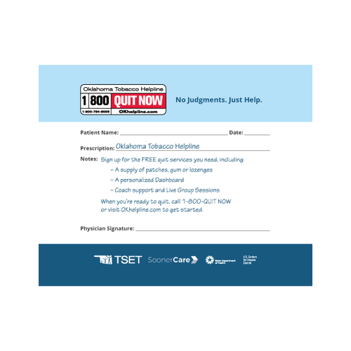 OTH - Helpline Prescription Pads (50 sheets per pad; Limit 5 pads) image thumbnail