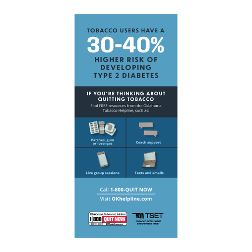 OTH / SYF Diabetes Prevention Palm Card (Pack of 50 - Limit 2 packs) image thumbnail