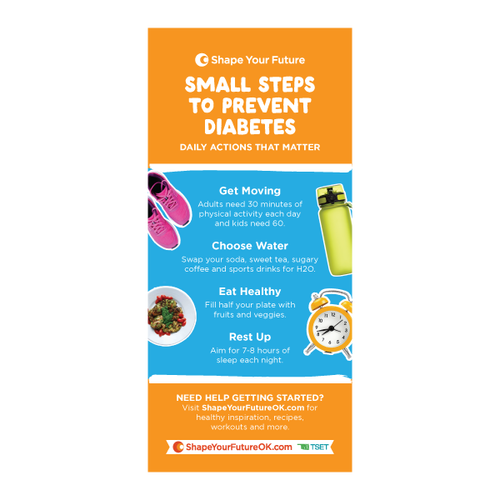 OTH / SYF Diabetes Prevention Palm Card (Pack of 50 - Limit 2 packs) image thumbnail